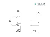 MEDIDAS PERCHA X-ALPHA BRUMA